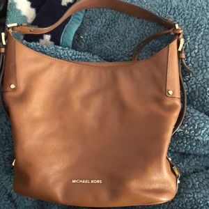 Michael Kors leather hobo bag